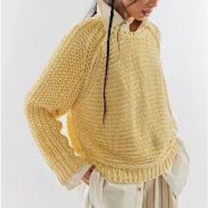 We The Free Essential Linen Crew - Sold Out On-Line 💯 Linen NWOT